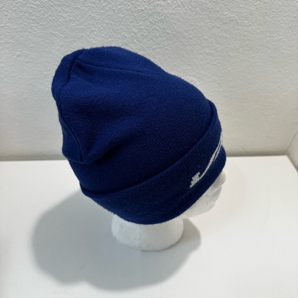 Vans Blue Knit Beanie Logo Watch Hat Streetwear Unisex EUC - Picture 4 of 4